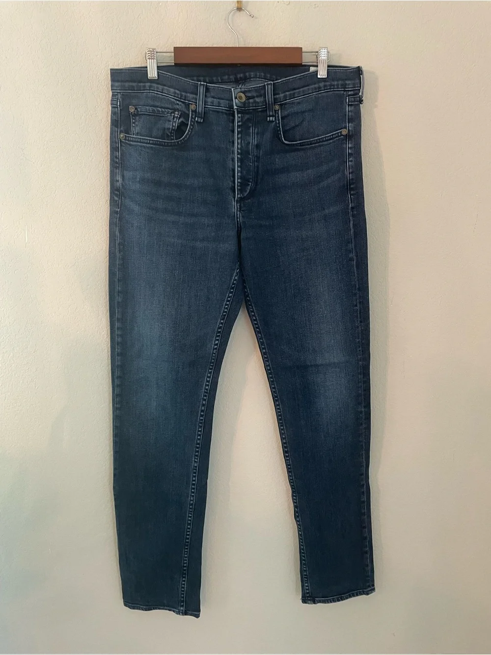 Rag and Bone Fit 2 Slim Dark Wash Mens Demin Jeans Size 34 Bayview Rag & Bone